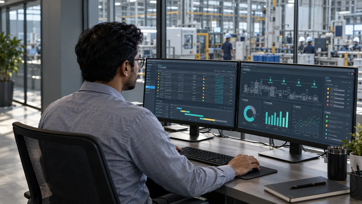 Operational dashboard for reviewing exceptions and tracking discrepancy resolution
