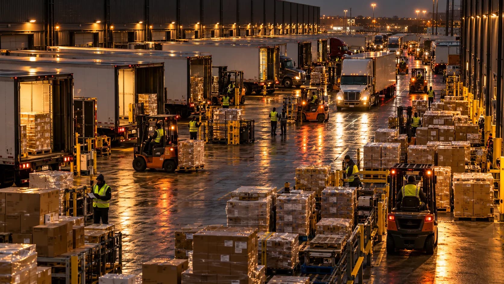 Warehouse facility and logistics infrastructure